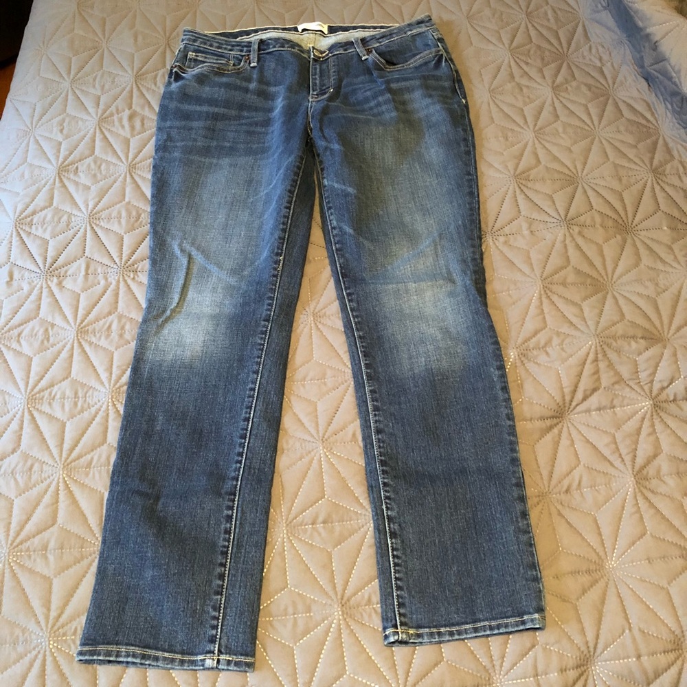 Straight leg jeans
